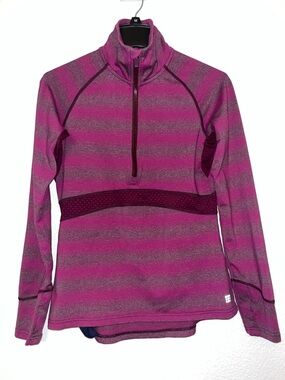 Title Nine Berry Marled Active Top